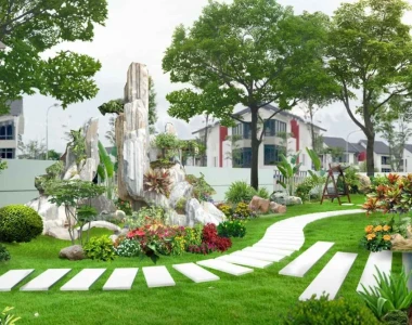 Tìm hiểu Cách chọn Mẫu sân vườn phù hợp cho người mệnh Hỏa