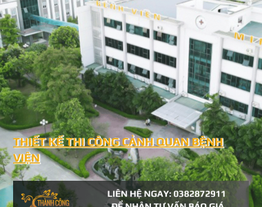 Thiết kế thi công cảnh quan bệnh viện