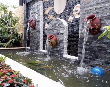 Mẫu Tường Thác Nước Cho Biệt Thự Sang Trọng