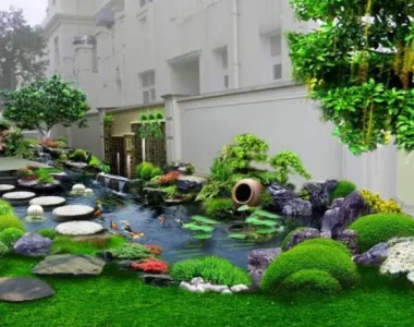 Đơn vị Thi Công Sân Vườn Nhà Hàng Biên Hòa, Giá tốt, uy tín chuyên ngiệp