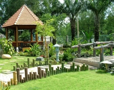 Đơn vị Thi công sân vườn nhà hàng Long An