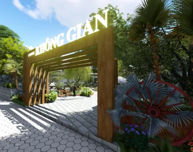 Đơn vị Thi Công Sân Vườn Nhà Hàng Tây Ninh, Uy tín Giá cạnh tranh