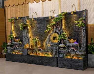Mẫu tường thác nước cho spa