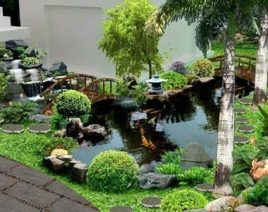 Thi công sân vườn biệt thự Hà Nội