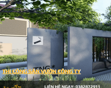 Cách bảo dưỡng và chăm sóc cảnh quan công ty sau thi công