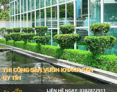 Thi Công Sân Vườn Khách Sạn