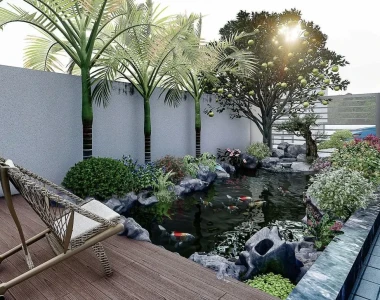#1 HỒ CÁ KOI MINI – GIÁ TỐT CHO NHÀ PHỐ