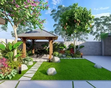 Thi công sân vườn biệt thự Thủ Đức